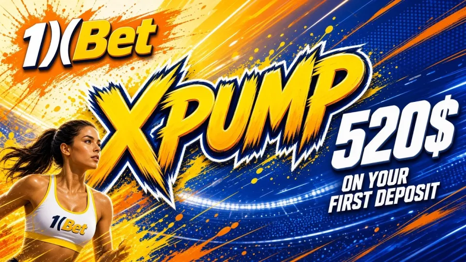 How do you use the 1XBET code XPUMP when you register or top up an account?